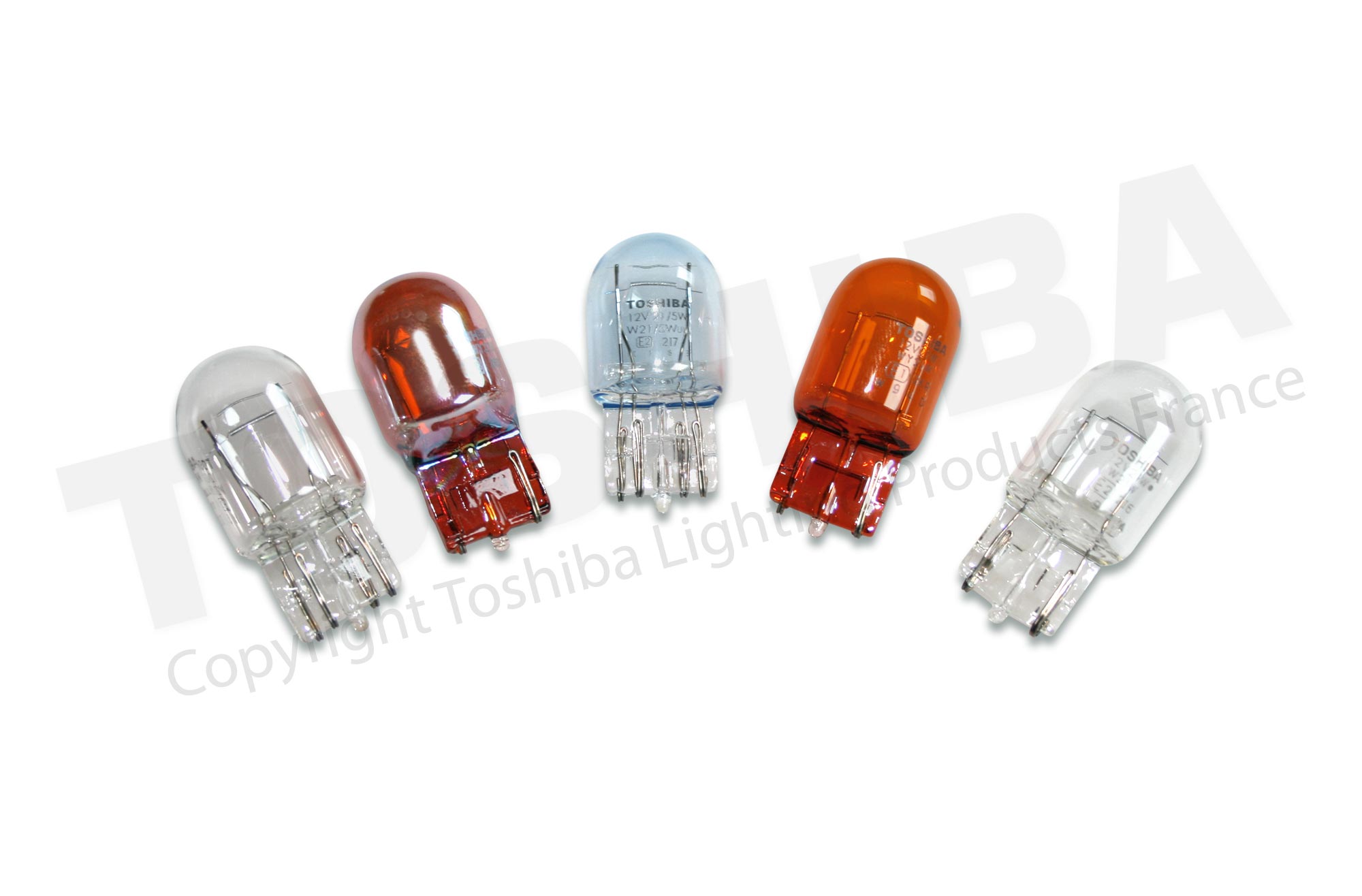 T20mm Wedge bulbs ECE-R37 approved Toshiba Lighting